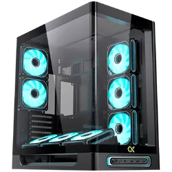Heaven EN49576 (BK,U3x2+Type C,Curved TG & Top TG,6PCS J20A PWM Reverse & 2PCS J20A PWM,ARGB & PWM Remote Control Box)