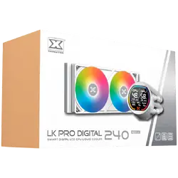 LK Pro 240 Digital Arctic EN47435 (WH AIO,Digital LCD Pump & 240mm PWM Fan,Mini ARGB Controller,Intel & AMD & 20xx)