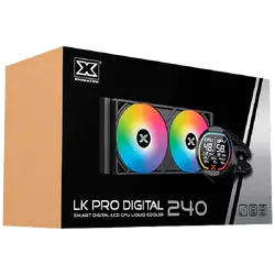 LK Pro 240 Digital EN47428 (BK AIO,Digital LCD Pump & 240mm PWM Fan,Mini ARGB Controller,Intel & AMD & 20xx)