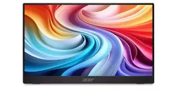 Монитор, Acer PM161QB1bmiuux, 15.6'' FHD (1920x1080), IPS, 60Hz, 4ms (GTG), 100M:1, 250 nits, AdaptiveSync, HDMI 1.4, 2x USB Type-C, Audio Out, 2x1W Speakers, BlueLightShield, Portable, Kickstand, VESA, Energy Class D, Black, 2Y