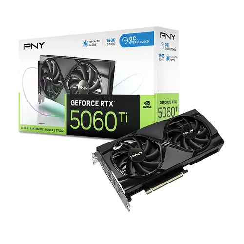 Видео карта, PNY GeForce RTX 5060 Ti 16GB GDDR7 OC