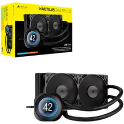 CORSAIR NAUTILUS 240 LCD, 240mm Radiator, Liquid CPU Cooler