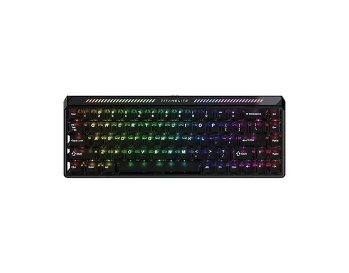 Madlions професионална геймърска механична клавиатура Professional Gaming Mechanical Keyboard TITAN 68 TURBO - 8K, Magnetic Fuguang Switches (English US), Blac
