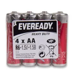 ЦИНККОВО-ХЛОРИДНИ БАТЕРИИ SUPER HEAVY DUTY AA SW4 EU EVEREADY