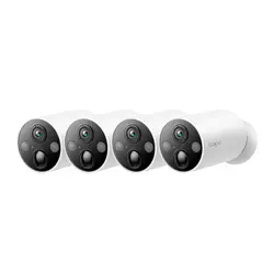 Охранителна WiFi камера TP-Link Tapo C425, Външен/вътрешен монтаж, WiFi - 4 Броя