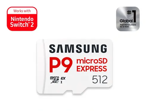 Памет, Samsung 512GB micro SD Card P9 Express UHS-I Read 65K IOPS, UHS-I 2K IOPS - Write 52K IOPS, UHS-I 2K IOPS Class 10 U3 V30 A1