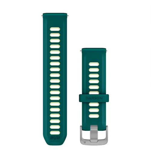 Garmin Бързоосвобождаваща се каишка - Teal Green/Citron (20 мм) 010-11251-B8 Garmin Бързоосвобождаваща се каишка - Teal Green/Citron (20 мм) 010-11251-B8