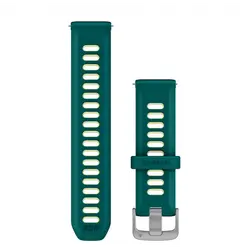 Garmin Бързоосвобождаваща се каишка - Teal Green/Citron (20 мм) 010-11251-B8