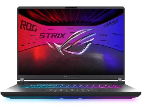Лаптоп, Asus Strix G16 G615LP-TS215,Intel  Ultra 9 ,16.0 WQXGA(2560X1600),16:10 Bend+500nits, AG,300Hz,DDR5 32GB ( 16GB DDR5-5600 SO-DIMM *2 ) ,1TB , RTX 5070  8GB GDDR7,Wi-Fi 7 ,Backlit Chiclet Keyboard 4-Zone RGB,NO OS,Eclipse Gray + ROG Backpack