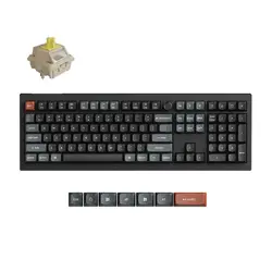 Безжична механичка клавиатура Keychron V6 Ultra 8K - Silk POM Switch Banana