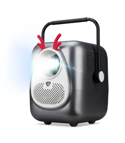 Мултимедиен проектор, AOPEN Projector QF23s (powered by Acer), portable, LCD, LED, FHD (1920x1080), 6500 LED Lumens (250 ANSI), 1000:1, 1x, HDMI 1.4, USB (Type A) x1 share output port, Speakers 2x3W, (V 5.4, BT In/Out), Auto Focus, 1.23 kg, 2Y, Grey