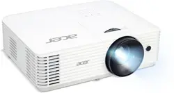 Мултимедиен проектор, Acer Projector H5386BDi, DLP, WXGA (1280x720), 5000 ANSI Lumens, 20 000:1, 1.1x, 3D ready, 24/7 opertion, HDMI 1.4, VGA, DC Out(5V/1.5A, USB Type A), RS-232, RCA, Audio in/out, Wireless dongle included,Bluelight Shield, Speaker 3W, Bag, 2.75kg, 2?, White