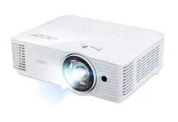 Мултимедиен проектор, Acer Projector S1286H, DLP, Short Throw, XGA (1024x768), 3500 ANSI Lumens, 20000:1, 3D, HDMI 1.4, VGA, RCA, Audio in, Audio out, VGA out, DC Out (5V/1A, USB-A), Speaker 16W, Bluelight Shield, 3.1kg, 3Y, White