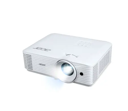 Мултимедиен проектор, Acer Projector P1558i, DLP, FHD (1920x1080), 5200 ANSI Lumens, 15 000:1, 1.3x, HDMI 2x1.4, DC Out (5V/1.5A, USB-A), RS232, Speaker 10W, Bluelight Shield, Wireless dongle included, Bag, 2.8 kg, 3Y, White