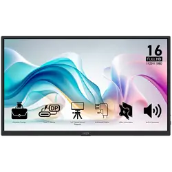 MSI PRO MP165 E6 Professional Business Portable Monitor, 15.6