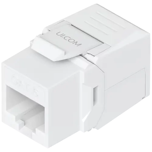 Ubiquiti UniFi  UACC-Keystone-Jack-C6 keystone for terminating a Cat6 Ethernet jack without the use of a punch-down or crimping too, (12) Keystone Jacks per pack