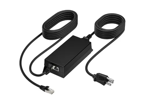 HP Poly PoE++ 65W 2.5G Adapter with 3.66m CAT6A Cable and Power Cord EMEA INTL English Loc Euro plug