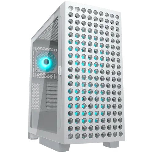 COUGAR AIRFACE ECO RGB PC Case, Mid Tower, White