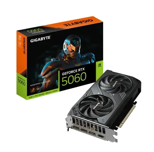 Видео карта, Gigabyte GeForce RTX 5060 8GB GDDR7 Windforce Max OC