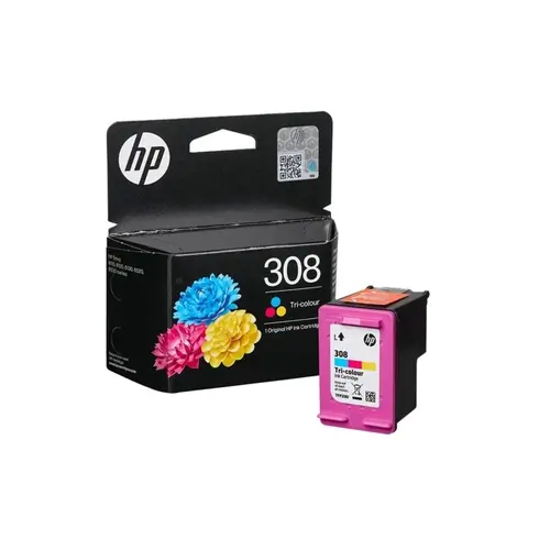 Консуматив, HP 308 Black/Tri-Color Original Ink Cartridge Combo 2-Pack