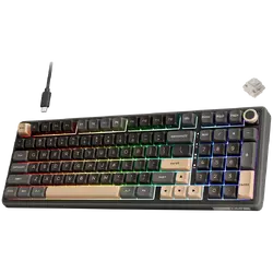 ROYAL KLUDGE RK R98Pro Phantom Gaming Keyboard Cream switch