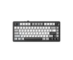 Aula геймърска механична клавиатура Wireless Gaming Mechanical Keyboard F75HE - Black King Magnetic Switch [Linear] (English US), Black, Gray