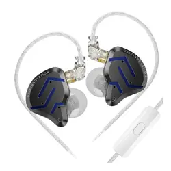 KZ професионални слушалки Hi-Fi In-Ear-Monitors - ZSN PRO 2 Midnight Black (Limited version), Mic