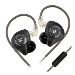 KZ професионални слушалки Hi-Fi In-Ear-Monitors - EDX PRO X Black Mic