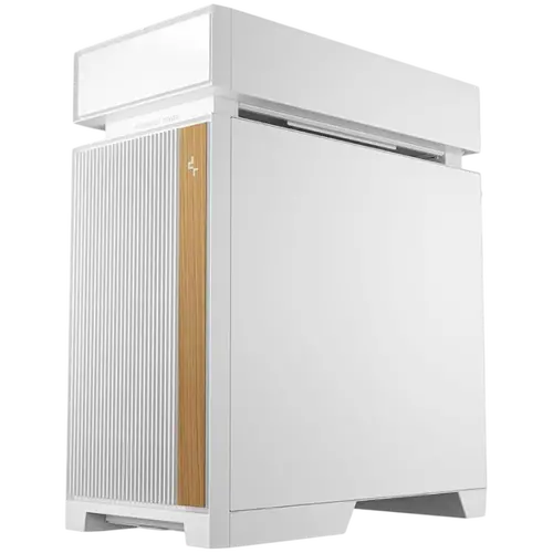 DeepCool CL660 WH, Mid Tower, Mini-ITX/Micro-ATX/ATX(Rear Connector), 2xUSB3.0, 1xUSB Type-C, 1xAudio, 2x120mm Pre-Installed ARGB Reverse Fans, Tempered Glass, Mesh Panel, White, R-CL660-WHNNA0-G-1