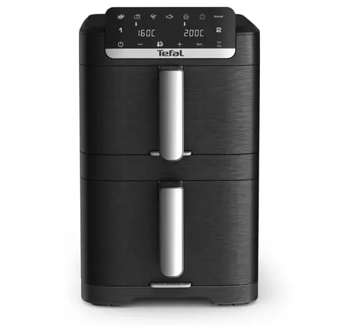 Уред за здравословно готвене, Tefal EY7568E0 Crispy Stack Af Genius+Acc Blk