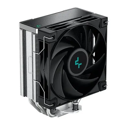 DeepCool AK400 G2, CPU Air Cooler, 1x120mm PWM Fan, Wooden Top Cover, TDP 240W, 4 Heatpipes, Black, LGA1851/1700, AMD AM5/AM4, 132x92x156 mm(LxWxH), 3Y, R-AK400G2-BKNNMN-GJD