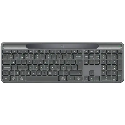 LOGITECH Slim Solar+ - GRAPHITE - US INT'L - 2.4GHZ/BT -  INTNL-973 - UNIV B2C