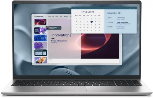 Лаптоп, Dell Pro 15 Essential PV15250, Intel Core i7-1355U (10 cores, up to 5.00 GHz), 15.6" FHD (1920x1080) 120Hz WVA AG, 16 GB, 1 x 16 GB, DDR5, 5200 MT/s, 512GB M.2 PCIe NVMe, Intel UHD Graphics, FHD RGB cam, Wi-Fi 6, FPR, Backlit, Ubuntu, Platinum Silver (Al