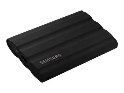 Твърд диск, Samsung Portable NVME SSD T7 Shield 2TB , USB 3.2 Gen2, Rugged, IP65, Read 1050 MB/s Write 1000 MB/s, Black