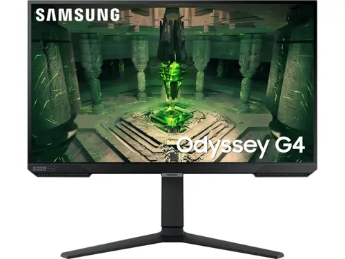 Монитор, Samsung 27BG400 27" Odyssey G4, IPS, 240 Hz, 1 ms GTG, 1920x1080, 400 cd/m2, 1000:1 Contrast, Eco Saving Plus, Flicker Free, AMD FreeSync Premium, Black Equalizer, DP, 2xHDMI, Headphone Jack, Black