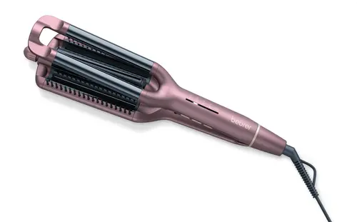 Преса, Beurer HT 65 Wave styler, 4 in 1: beach waves, natural waves, mermaid waves, water waves, Ceramic keratin coating, Individual temperature settings (160 - 210 °C), Digital display, Key lock, Automatic switch-off after 30 min.