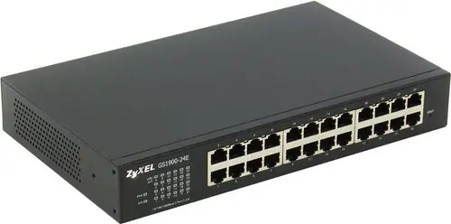 Комутатор, ZyXEL GS1900-24E v3, 24-port GbE L2 Smart Switch, desktop, fanless