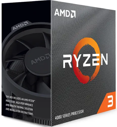Процесор, AMD Ryzen 3 4100 4C/8T (3.8GHz / 4.0GHz Boost, 6MB, 65W, AM4)