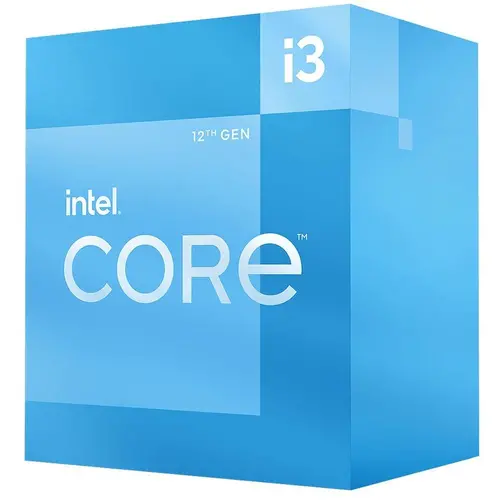 Процесор, Intel Core i3-12100F 4C/8T (3.3GHz / 4.3GHz Boost, 12MB, 58W, LGA1700)