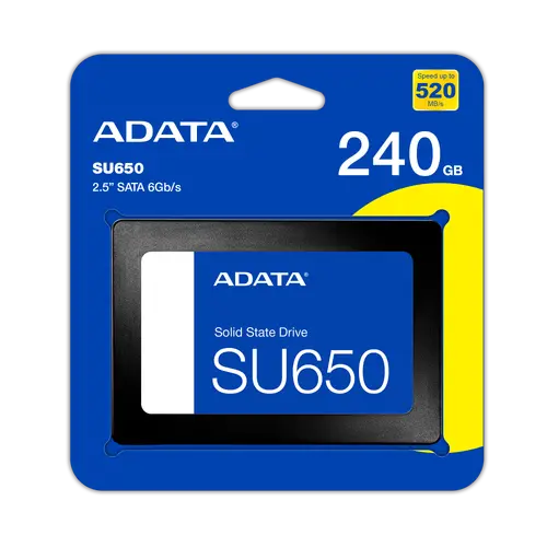 Твърд диск, Adata 240GB , SU650 , 2.5" SATA - Solid State Drive