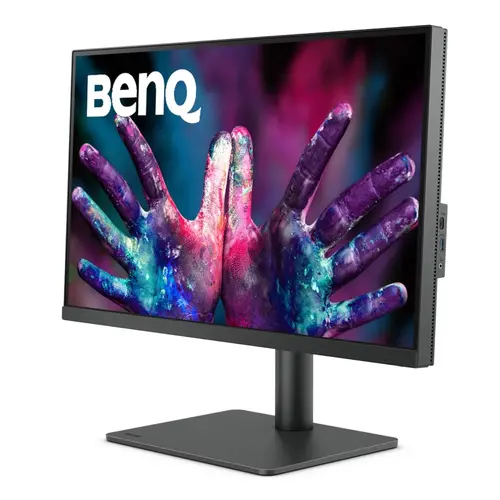 Монитор, BenQ PD2705U, 27" IPS LED, 5ms,3840x2160 4K UHD, Designer Monitor, AQCOLOR, 100% sRGB, HDR10, B.I., LBL, KVM Switch, ICCsync, CAD/CAM, DualView, 1000:1, 300 cd/m2, HDMI, DP, USB Type-C(Power 65W, DP alt), Speak.2x2W, Height Adj., Swivel, Tilt, Gray
