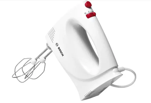 Миксер, Bosch MFQP1000, Hand mixer, YourCollection, 300 W, 2 speeds plus turbo function, instant start/turbo, white