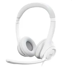 Слушалки, Logitech H390 USB Computer Headset - OFF-WHITE - USB - N/A - EMEA-914
