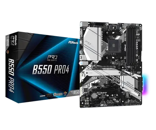 Дънна платка, ASROCK B550 PRO4 /AM4
