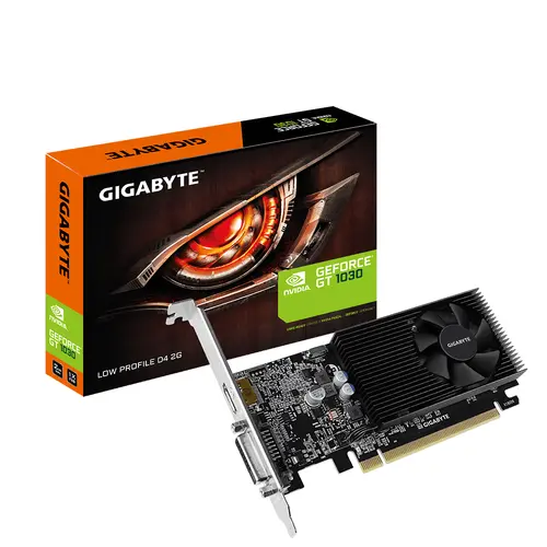 Видео карта GIGABYTE GeForce GT 1030 D4 2GB DDR4 Low Profile Видео карта GIGABYTE GeForce GT 1030 D4 2GB DDR4 Low Profile