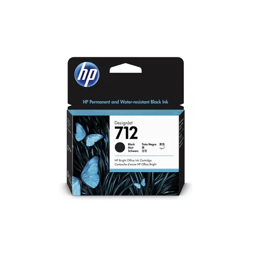 Консуматив, HP 712 80ml Black Ink Cartridge