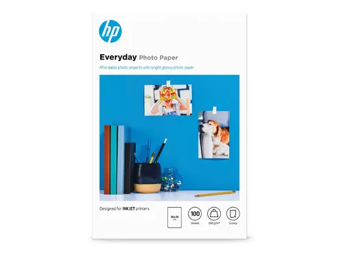 Хартия, HP Everyday Glossy Photo Paper-100 sht/10 x 15 cm