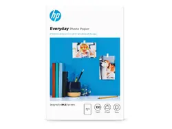 Хартия, HP Everyday Glossy Photo Paper-100 sht/10 x 15 cm