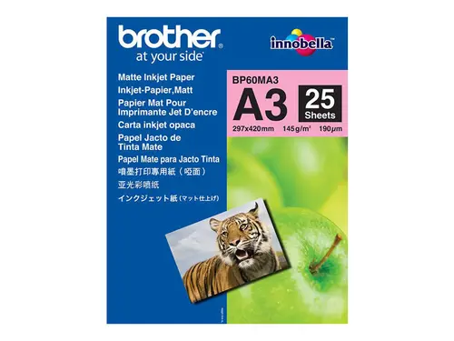 Хартия, Brother BP-60 A3 Innobella Matt Photo Paper (A3/25 sheets)