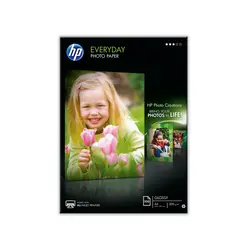 Хартия, HP Everyday Glossy Photo Paper-100 sht/A4/210 x 297 mm